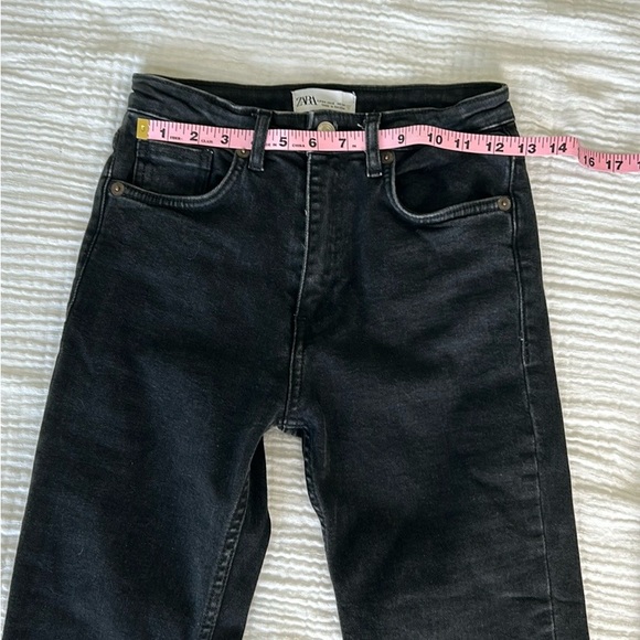 Zara black straight leg jeans - Picture 3 of 5
